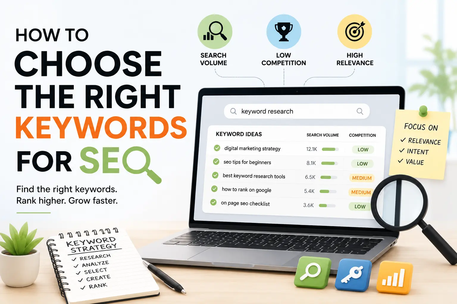 How to Choose the Right Keywords for SEO