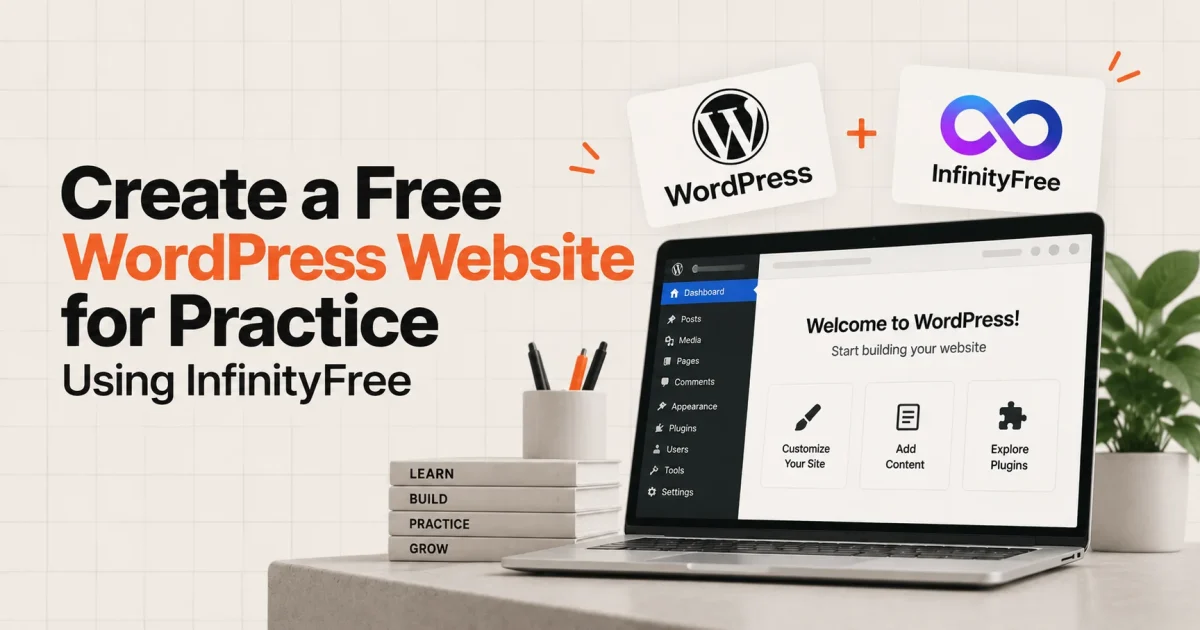 create free wordpress website for practice