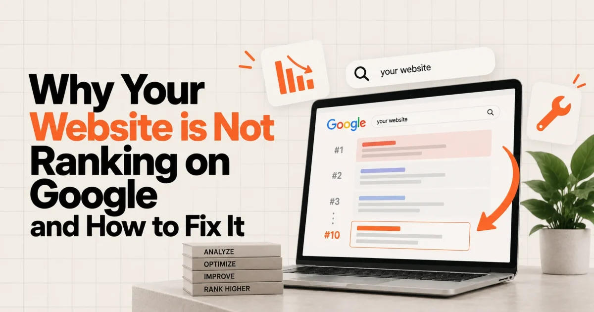 why your website is not ranking on google
